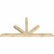 Ekena Millwork Saratoga Rough Sawn Timber Gable Bracket, Douglas Fir, 84"W x 42"H x 4"D x 4"F, 12/12 Pitch GBW084X42X0404SAR00RDF - alternate 3